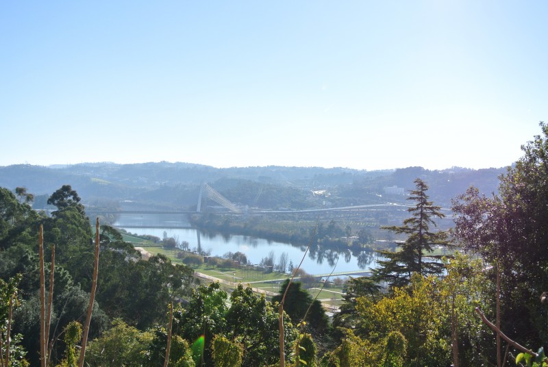 the view from the university to the river Mondego portugal travel