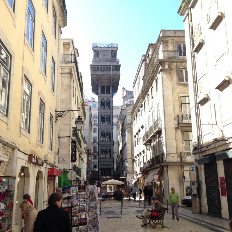 elevador de santa justa portugal travel